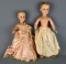 Lot of 2 Antique AO Dolls, Bisque Head & Body, Sleep Eyes, Closed Mouth; 20 & 17 Inches H