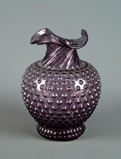 Tiara Purple Hobnail Vase