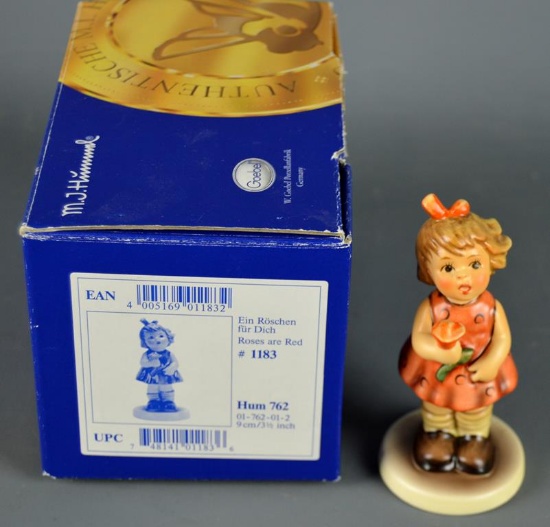 Goebel Hummel “Roses are Red” 3.5” Figurine #1183 or 762