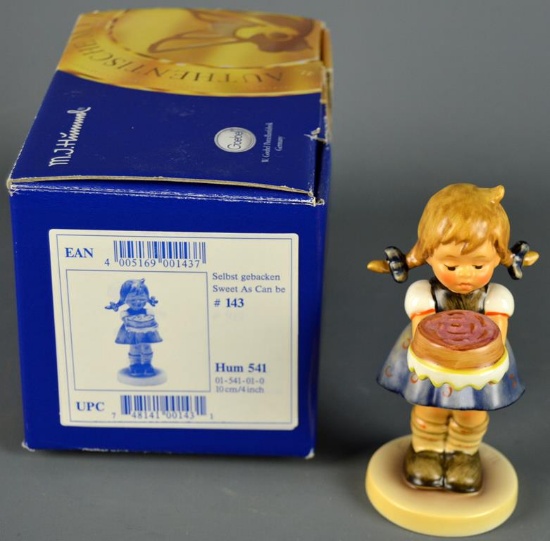 Goebel Hummel “Selbst Gebucken; Sweet As Can Be” 4” Figurine #143 or 541