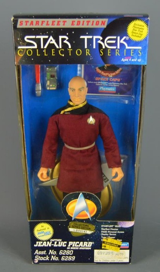 Capt Jean Luc Picard in Dress Uniform Collector Series Star Fleet Ed. Figure by Playmates, Box 12"H