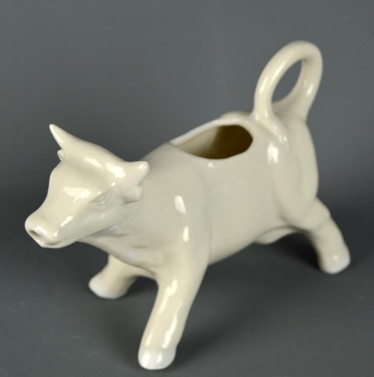White KPM Porcelain Cow Creamer