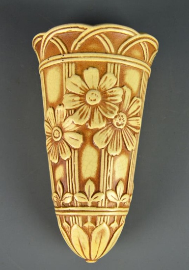 Vintage Weller “Ivory” 8” Wall Pocket