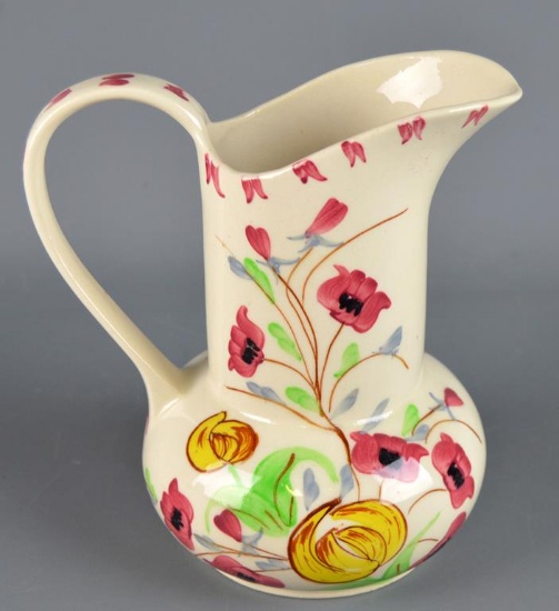 Vintage Blue Ridge Southern Potteries “Jane” Handpainted Pitcher