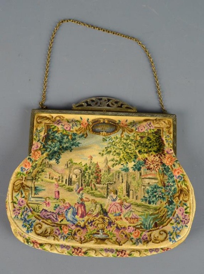 Vintage Embroidered Jane Millet Evening Bag