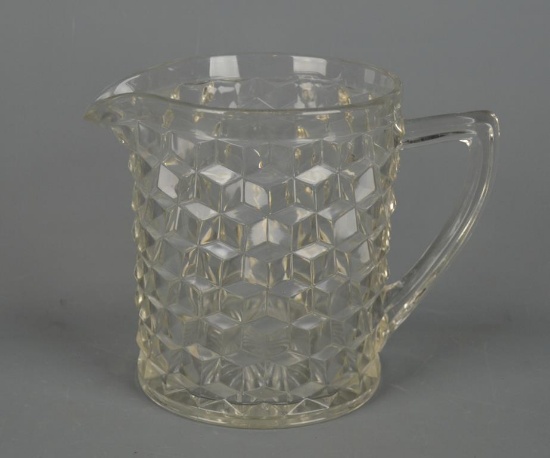 Fostoria American Lady Pitcher, 7.5 Inches H
