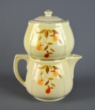 Hall's China “Autumn Leaf” Coffee Pot & Dripolator