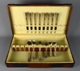 WM Rogers Overlaid IS Silver Plate Flatware, 49 Pieces