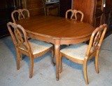 Walter of Wabash Maple Dining Table w/ Protective Pads