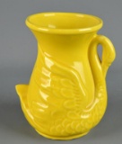 Vintage Shawnee USA Yellow Swan Vase