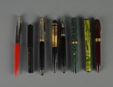 Lot of 8 Miscellaneous Vintage Fountain Pens As Shown