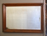 Vintage Wooden Frame Mirror