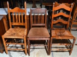 Lot of Three Different Antique Chairs