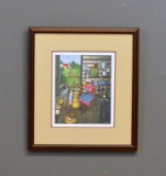 Small “Come Butter, Come” Print by Queena Stovall, Framed