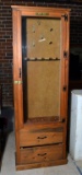 Vintage Pine Gun Cabinet