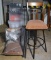 Pair of New Contemporary Bar Stools (One Needs Assembly-Mounting Screws Missing)