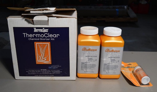 Lot of  ThermoClear Spa Cleaning Supplies and Chemicals