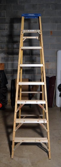 Heavy Duty Werner 8 Foot Fiberglass Ladder