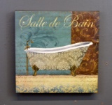 “Salle De Bane” Print On Stretchers