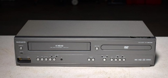 Magnavox Model MWD2206 DVD & VCR Player & VHS Recorder, Also Plays Music CDs