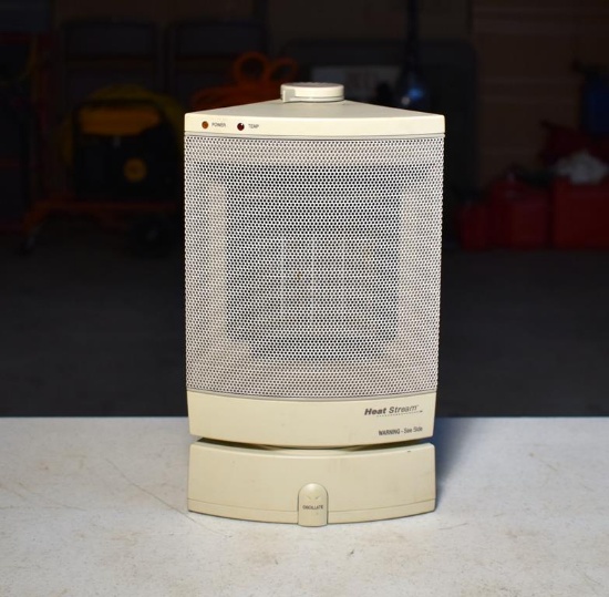 Heat Stream Oscillating 4-Setting Electric Space Heater