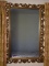 Vintage French Ornate Gilt Wood Frame Wall Mirror