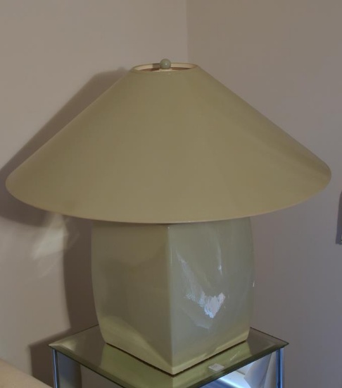 Vintage Tyndale Ceramic Lamp, Grey