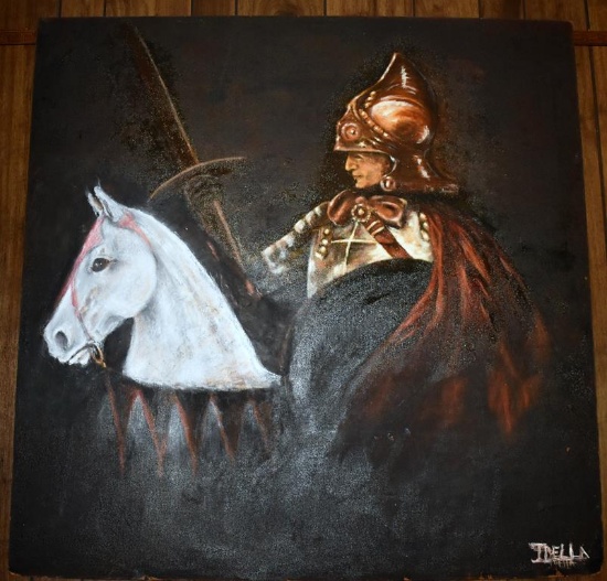 Idella, Warrior, Acrylic On Board