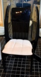 Black Lacquer Finish MCM Italian Designer Chair