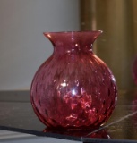 Cranberry Glass vase