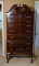 Davis Furniture Mahogany Highboy Chest