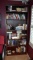 Wooden Six-Shelf Bookshelf, Lots 22-23 Match