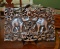 Wooden Carved Elephant Wall Decor