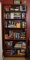 Wooden Six-Shelf Bookshelf, Lots 22-23 Match