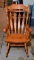 Vintage Wood Rocker, Antique Style