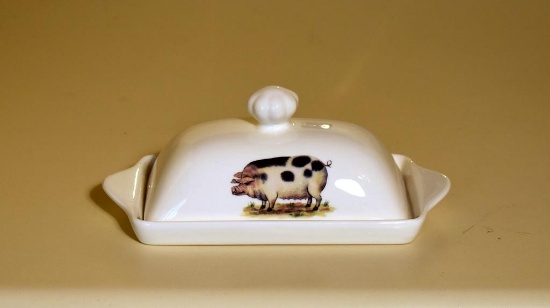 Grace's Teaware Piggy Butter Dish