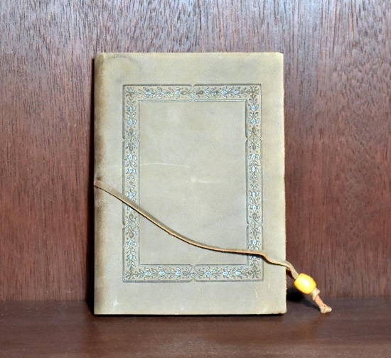 Leather Bound Unused Diary Book