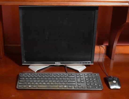 Dell 1907 Fpt Monitor, Keyboard, Mouse