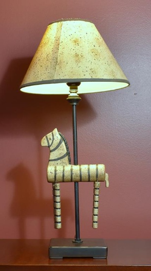 Zebra Figural Table Lamp