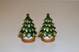 Collectible Christmas Tree Salt & Pepper Shakers