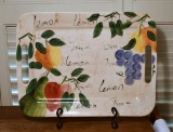 Fiori “Fruit” Tray w/ Metal Stand