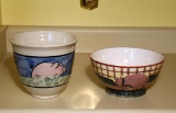 Lot Of Two Ceramic Mixing Bowls