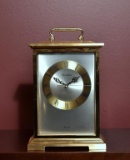 Linden Quartz Brass Desk Clock