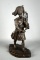 Vintage 1983 Heredities Tom Mackie Bronze “Pipe Major” Scottish Bagpiper Sculpture