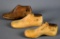 Set of 3 Antique Child-Sized Wooden Shoe Molds