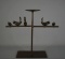 Contemporary Metal Candle Stand with 5 Perched Birds