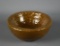 Contemporary Brown Ceramic Bird's Nest Bowl