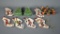 Lot of Christmas Ornaments – Russian Dolls and Needlepoint