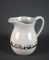 White Ceramic Milk Pitcher w/ Donna Chesborough Charleston Illustration