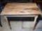 Antique Late 18th – Early 19th C. Primitive Natural Pine Wood Table